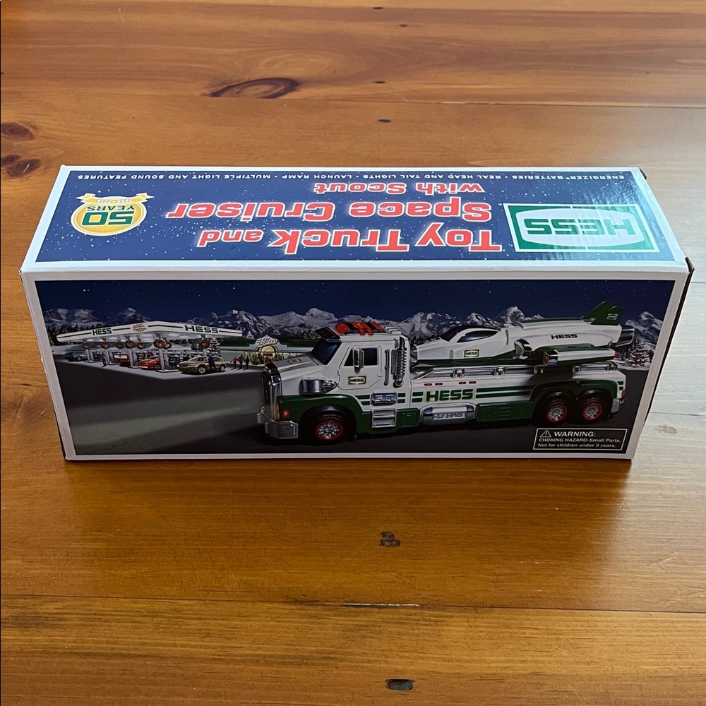 2014 Hess Truck with Space Cruiser & Scout Hess Toy Truck 50th Anniversary